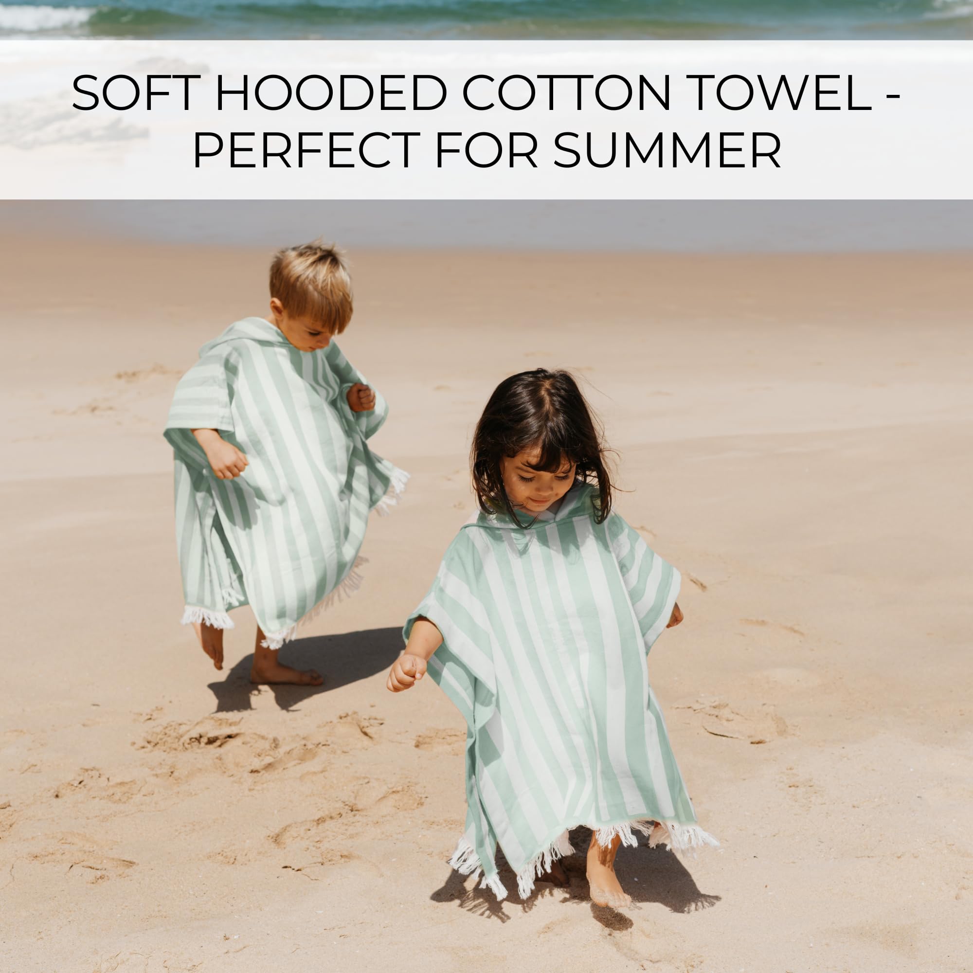 Amazon.com: ZICOTO Stylish Hooded Beach Towel for Kids - Extra